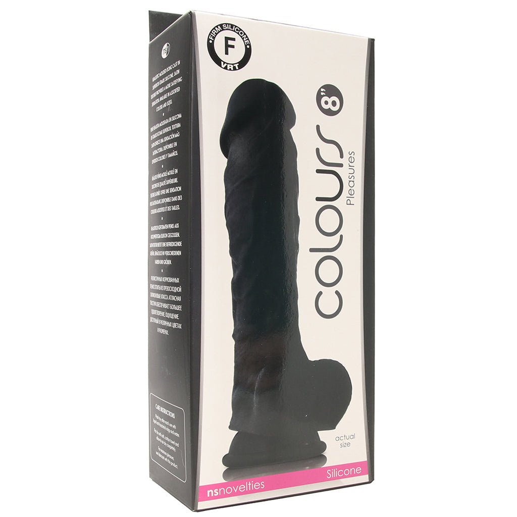 Large Silicone Colours Dildo in Black Dildo Sex Toys > Large Dildos - Tophatter Daily Deals
