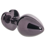 Jewel Black Diamond Heart Plug in Large - Tophatter's Adult Sex Toys Online Anal Sex Toys > Butt Plugs - Tophatter Daily Deals