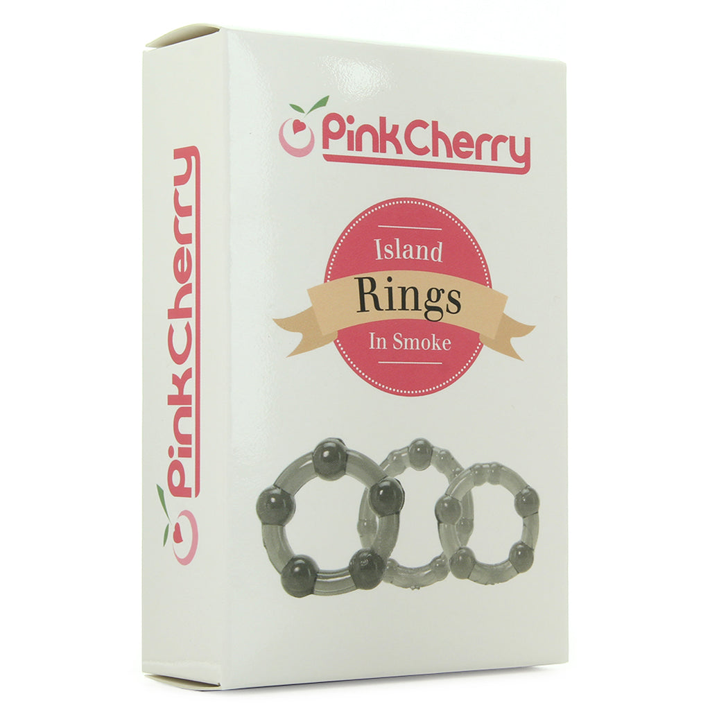 PinkCherry Island Rings Cock Rings in Smoke Cock Rings - Tophatter Daily Deals