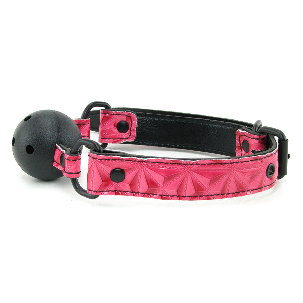 Sinful Ball Gag in Pink Bondage and Fetish > Ball Gags & Mouth Restraints - Tophatter Daily Deals