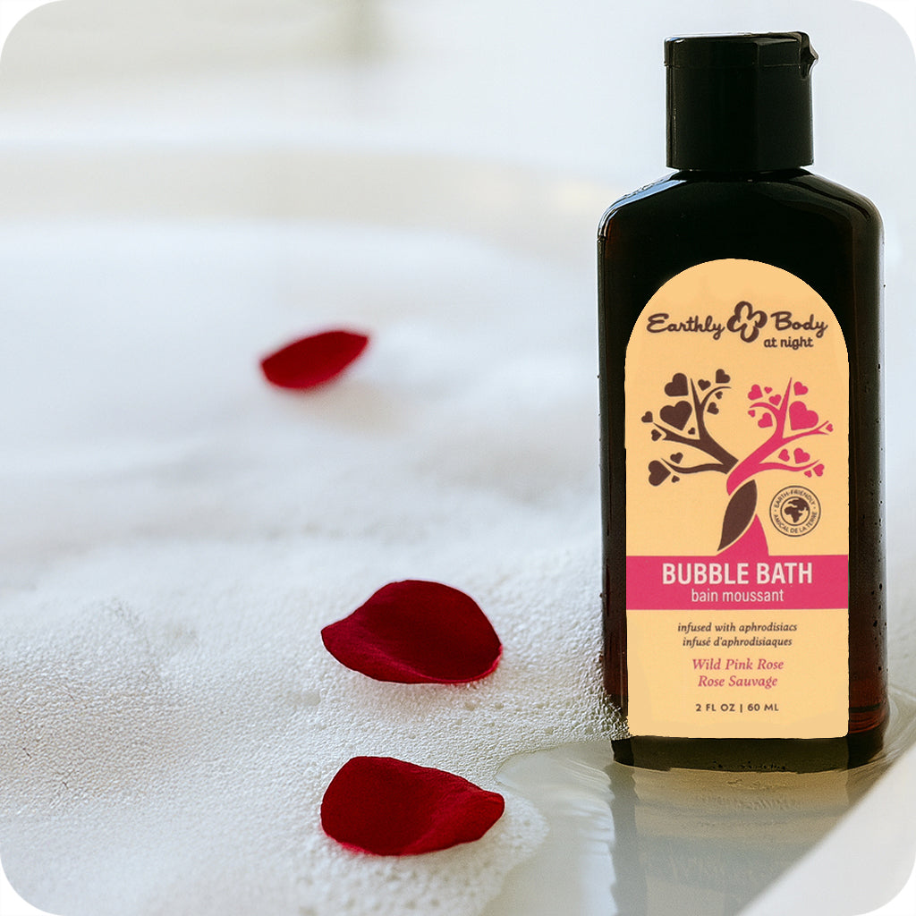 At Night Bubble Bath 2oz/60ml in Wild Pink Rose - Tophatter's Adult Sex Toys Online Lubes and Lotions > Hair & Skincare - Tophatter Daily Deals
