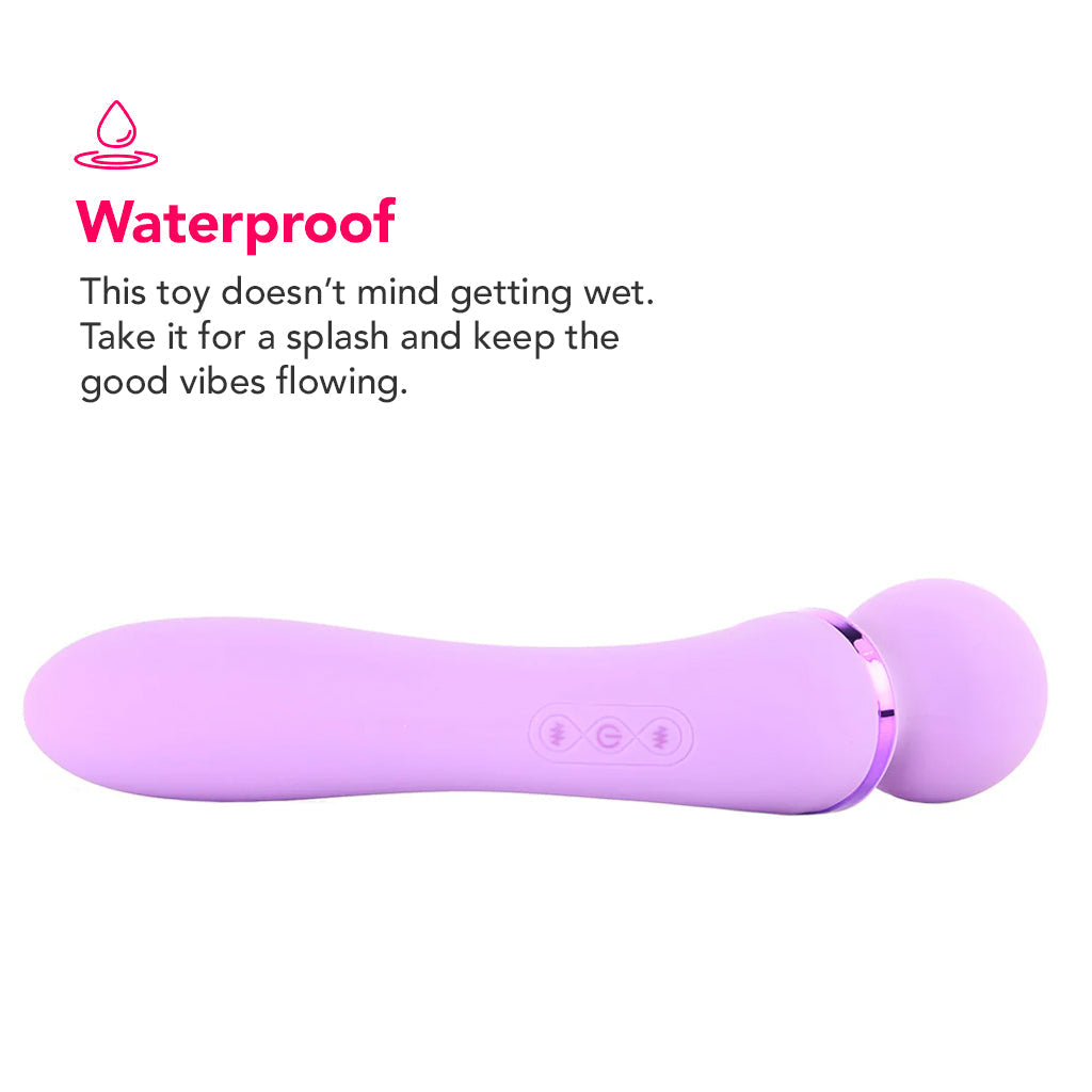 Fantasy For Her Duo Wand Massage-Her in Purple - Tophatter's Vibrator Deals Online Vibrators > Wands - Tophatter Daily Deals