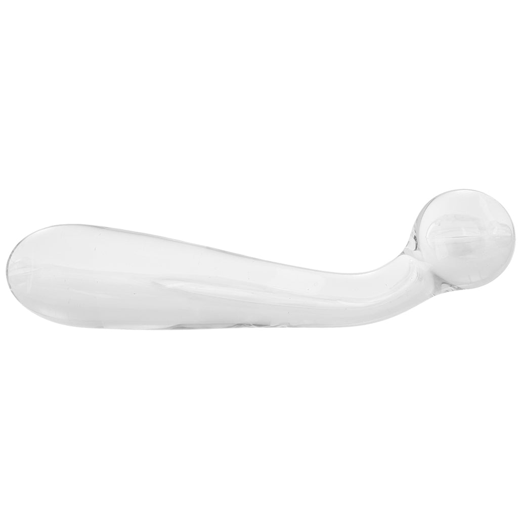 Crystal Premium Glass G-Spot Wand in Clear Dildo Sex Toys > G-Spot Dildos - Tophatter Daily Deals