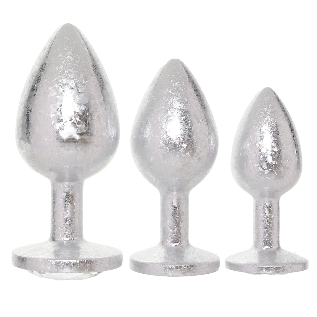 Ouch! New York Collection Metal Anal Plug Set - Tophatter's Adult Sex Toys Online Anal Sex Toys > Butt Plugs - Tophatter Daily Deals