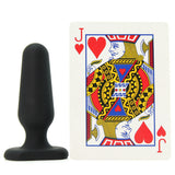 All About Anal Seamless Silicone 3" Butt Plug in Black Anal Sex Toys > Anal Starter Toys - Tophatter Daily Deals