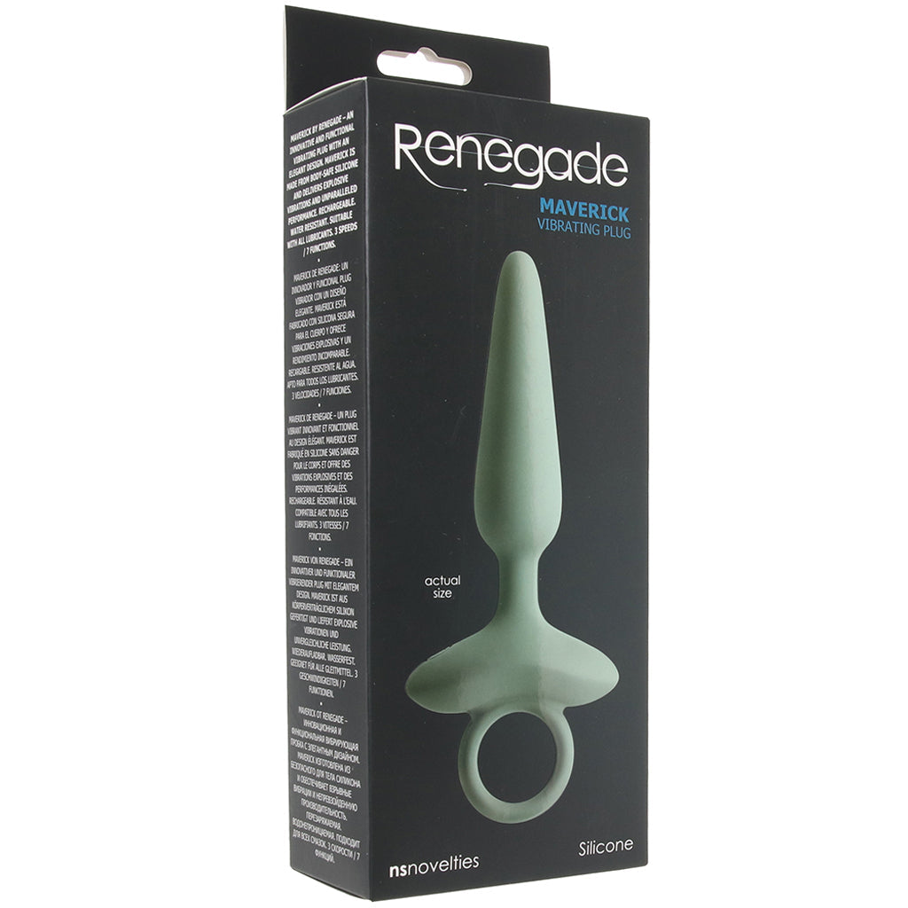 Renegade Maverick Vibrating Butt Plug in Sage - Tophatter's Vibrator Deals Online Anal Sex Toys > Butt Plugs - Tophatter Daily Deals