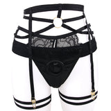Bedroom Bliss Belle Panty Harness & Garter in Medium - Tophatter's Adult Sex Toys Online Dildo Sex Toys > Strap-On and Harnesses - Tophatter Daily Deals