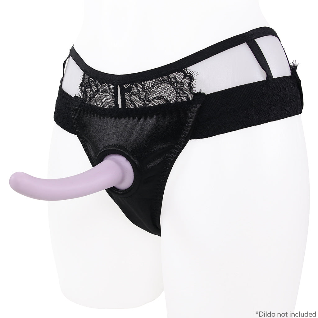 Bedroom Bliss Belle Panty Harness & Garter in Medium - Tophatter's Adult Sex Toys Online Dildo Sex Toys > Strap-On and Harnesses - Tophatter Daily Deals