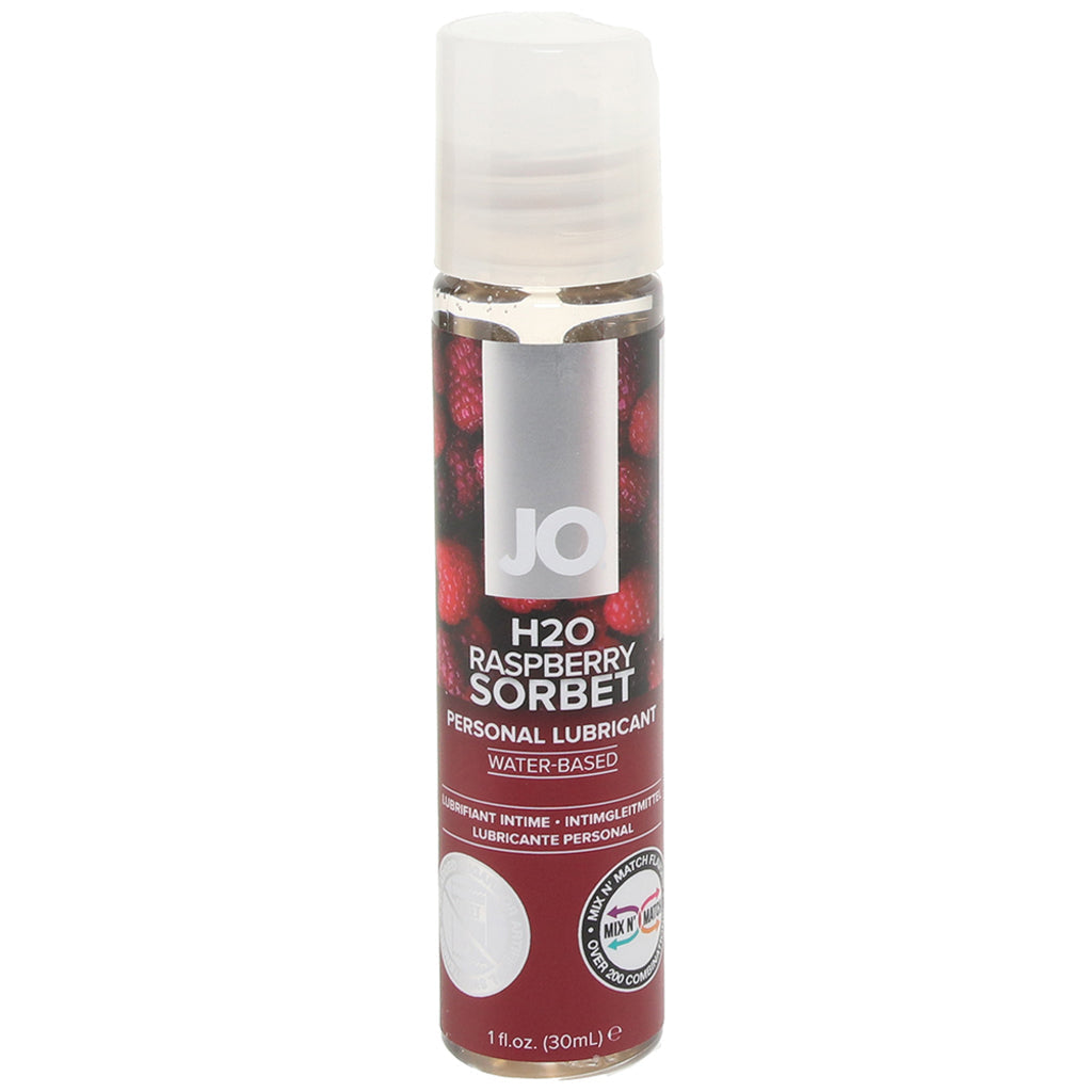 H2O Flavored Lube 1oz/30ml in Raspberry Sorbet Lubes and Lotions > Flavored Sex Lubes - Tophatter Daily Deals