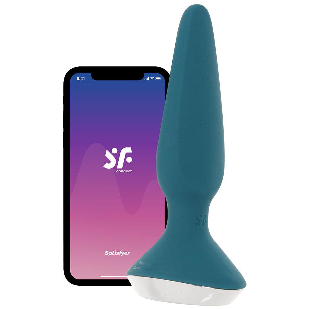 Satisfyer Plug-ilicious 1 Anal Vibe in Petrol Anal Sex Toys > Butt Plugs - Tophatter Daily Deals