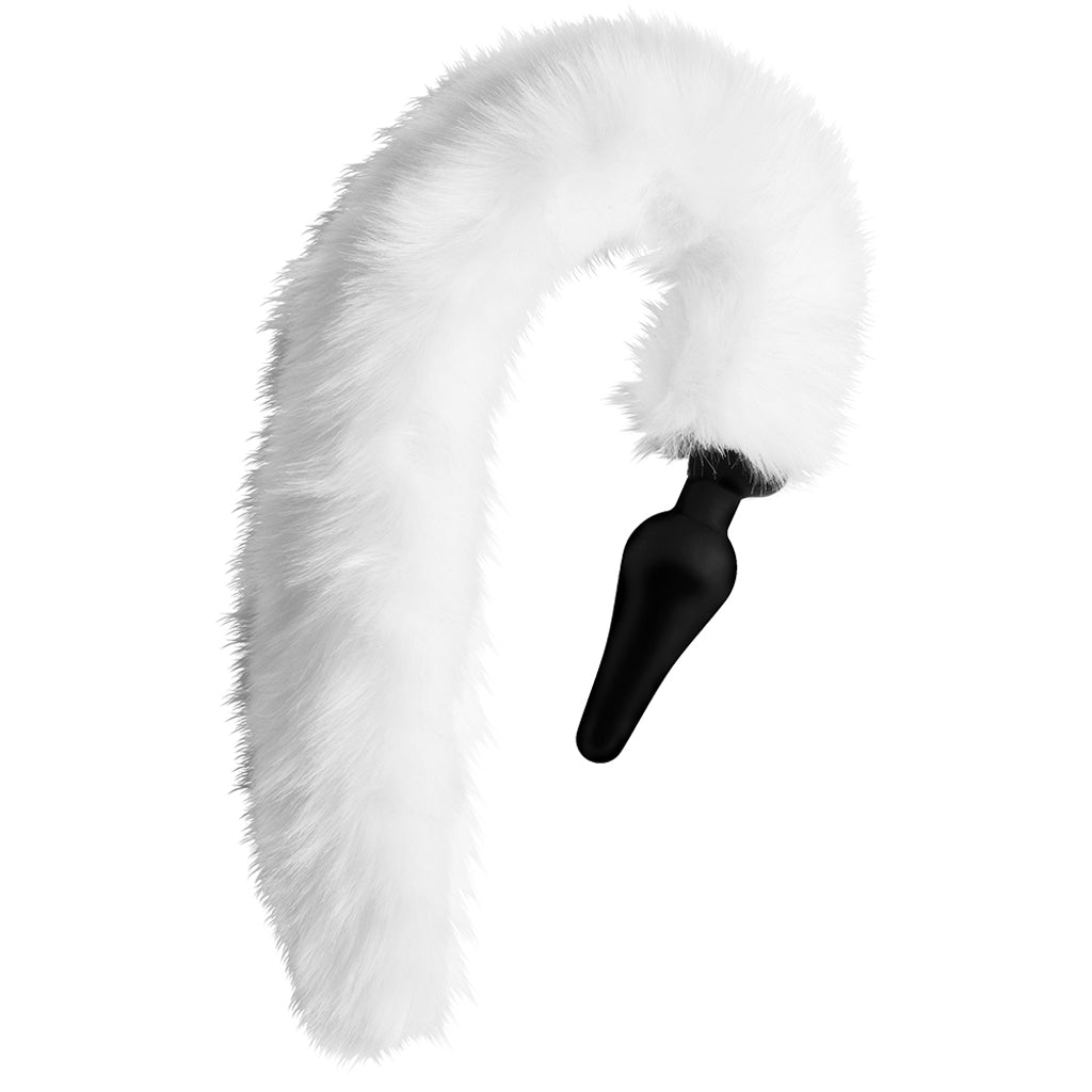 Tailz White Fox Tail Anal Plug & Ears Set Anal Sex Toys > Butt Plugs - Tophatter Daily Deals