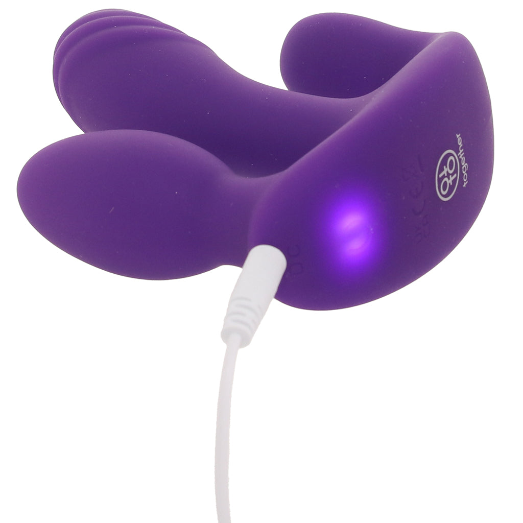 Together Blended Pleasure Triple Prong Vibe - Tophatter's Adult Sex Toys Online Vibrators > G-Spot Vibrators - Tophatter Daily Deals