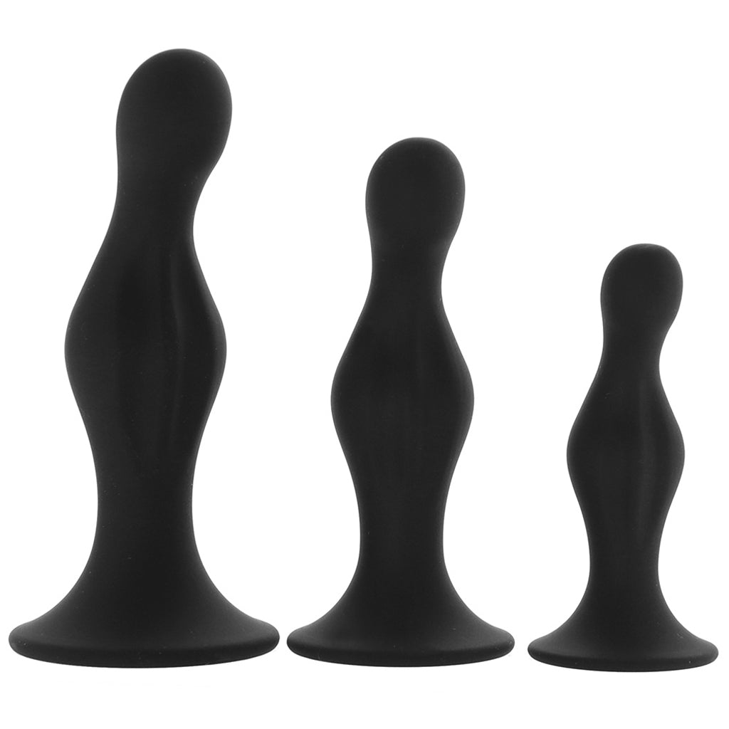 PinkCherry Waves of Pleasure Ripple Anal Kit - Tophatter's Adult Products Anal Sex Toys > Butt Plugs - Tophatter Daily Deals