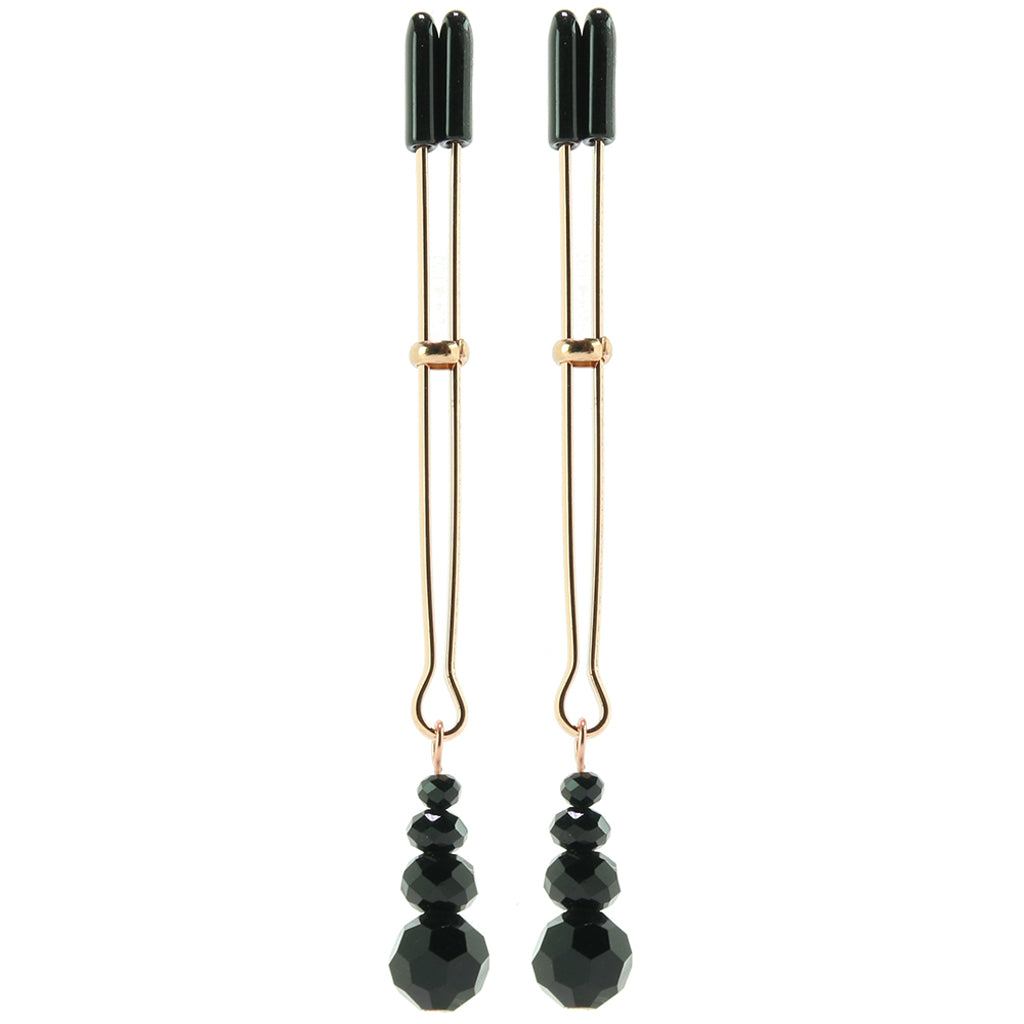 Frederick's of Hollywood Beaded Nipple Clamps - Tophatter's Adult Products Bondage and Fetish > Nipple Stimulators & Clamps - Tophatter Daily Deals