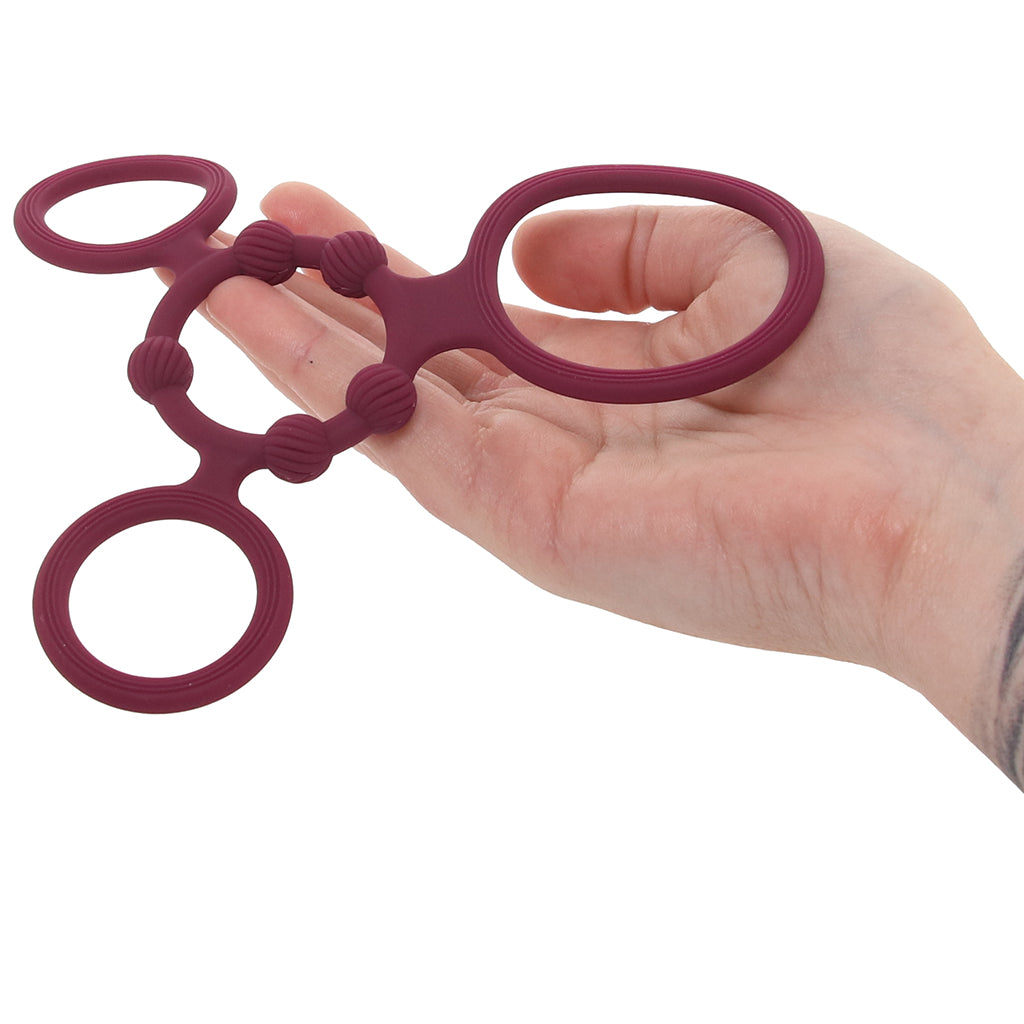 Enhancer Quad Cock Ring - Tophatter's Adult Sex Toys Online Shop by Brand > Nasstoys - Tophatter Daily Deals