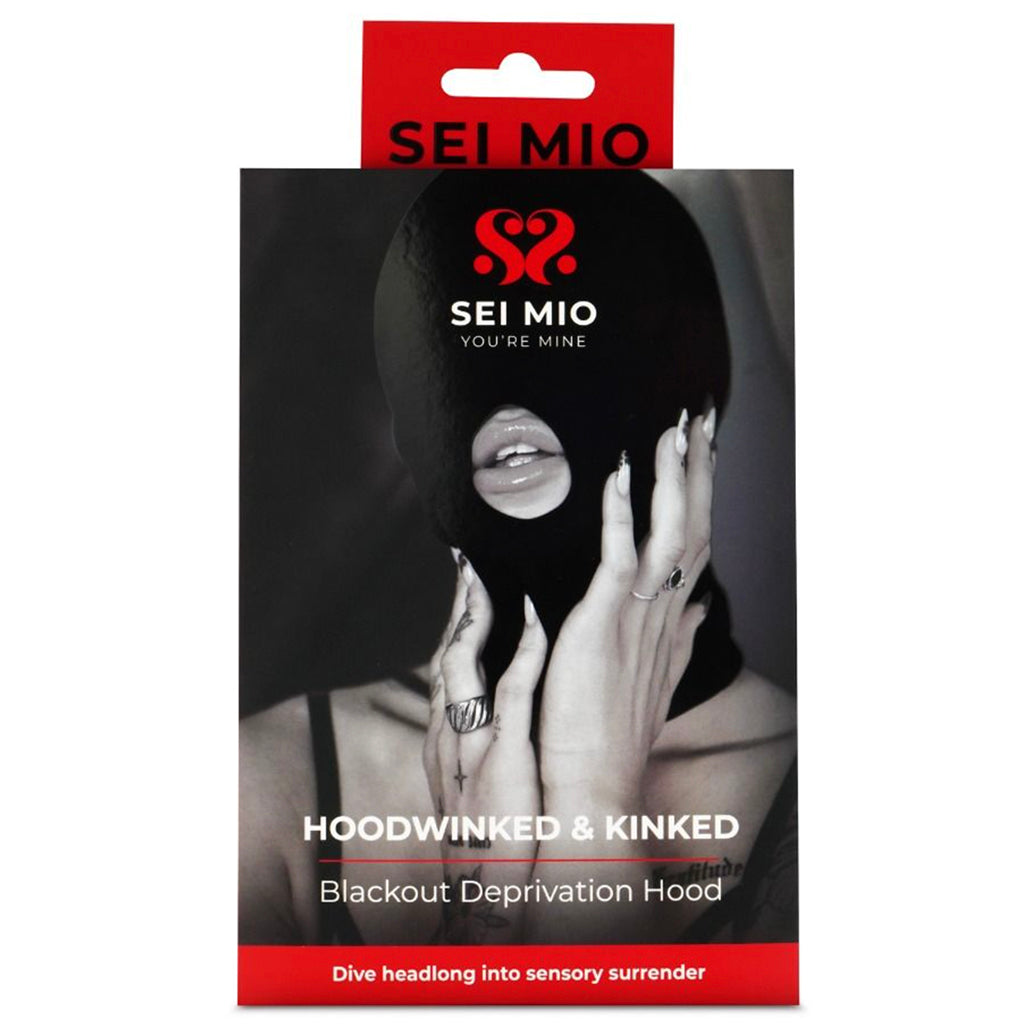 Sei Mio Hoodwinked & Kinked Blackout Hood Bondage and Fetish > Tools & Accessories - Tophatter Daily Deals