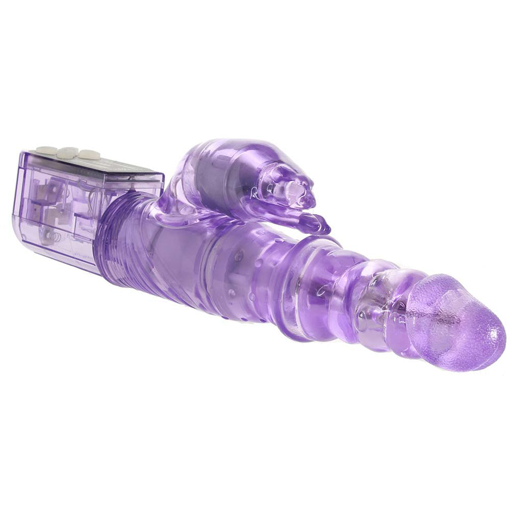 Purring Thrusting Panther Vibe in Purple Vibrators > Rabbit Vibrators - Tophatter Daily Deals