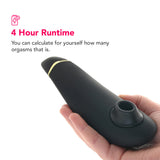 Womanizer Premium 2 Pleasure Air Stimulator in Black Vibrators > Clitoral Stimulators - Tophatter Daily Deals