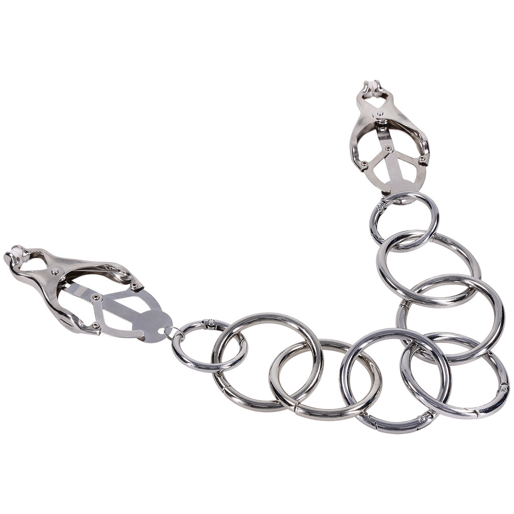 Edge Tuggable Clover Clamps Bondage and Fetish > Nipple Stimulators & Clamps - Tophatter Daily Deals