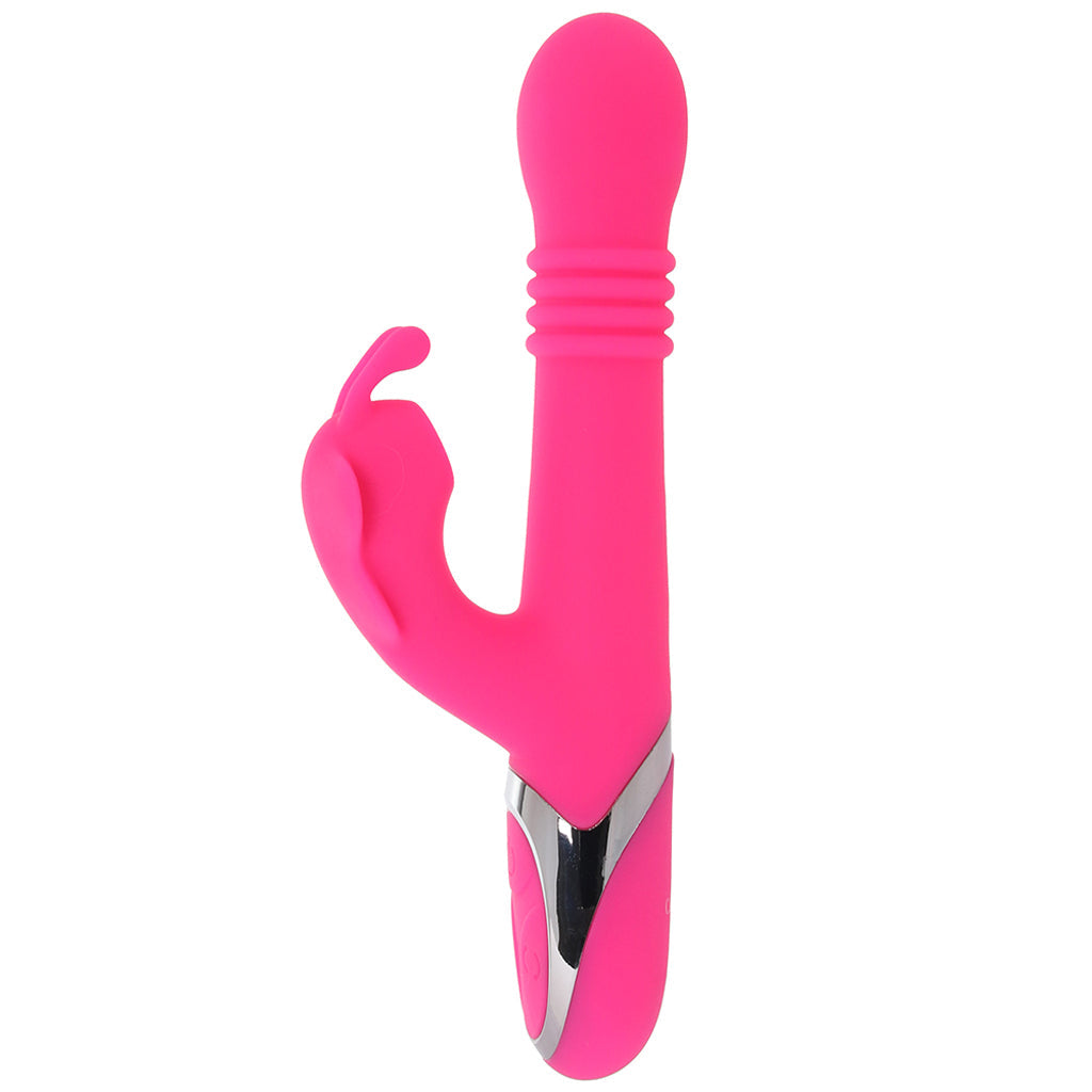 Enchanted Kissing Butterfly Thrusting Suction Rabbit Vibe - Tophatter's Vibrator Deals Online Vibrators > Rabbit Vibrators - Tophatter Daily Deals