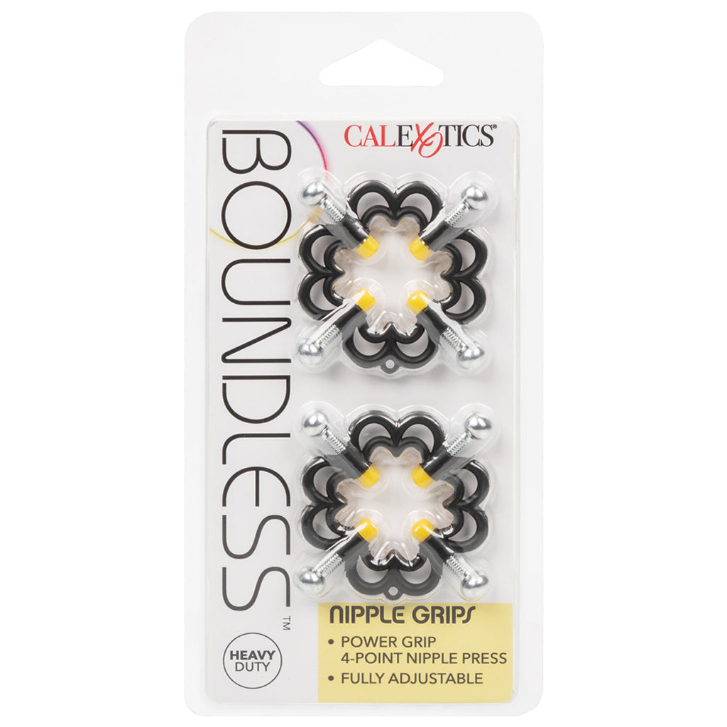 Boundless 4-Point Press Nipple Grips Bondage and Fetish > Nipple Stimulators & Clamps - Tophatter Daily Deals
