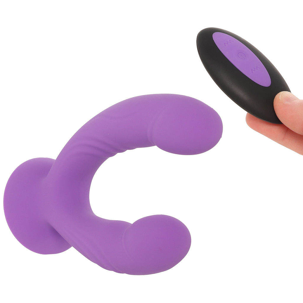 Inya Duet Vibrating Double Dildo in Purple Vibrators > Double Penetration - Tophatter Daily Deals