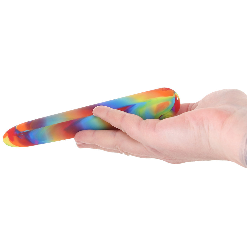 Bang! Rainbow Silicone Slim Vibe Vibrators > Traditional Vibrators - Tophatter Daily Deals