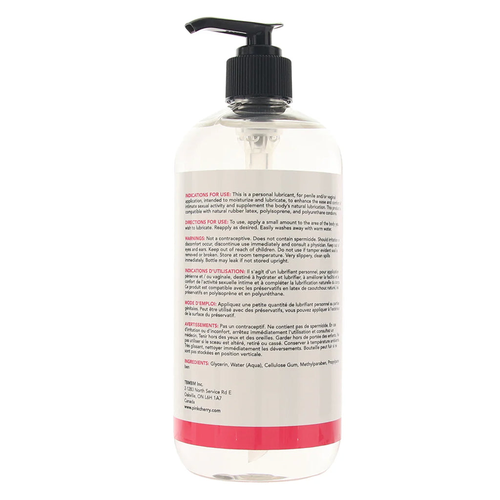 PinkCherry Water Based Lubricant in 16oz/475ml Lubes and Lotions > Water Based Sex Lubes - Tophatter Daily Deals