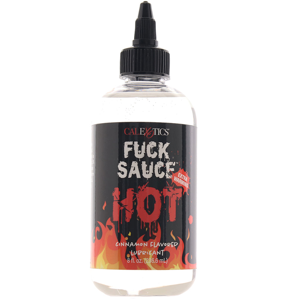 F**k Sauce Hot Warming Cinnamon Lube in 8oz - Tophatter's Adult Products Lubes and Lotions > Water Based Sex Lubes - Tophatter Daily Deals