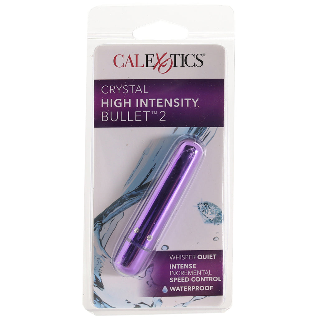 Crystal High Intensity Bullet 2 Vibe in Purple - Tophatter's Adult Sex Toys Online Vibrators > Bullet and Egg Vibrators - Tophatter Daily Deals