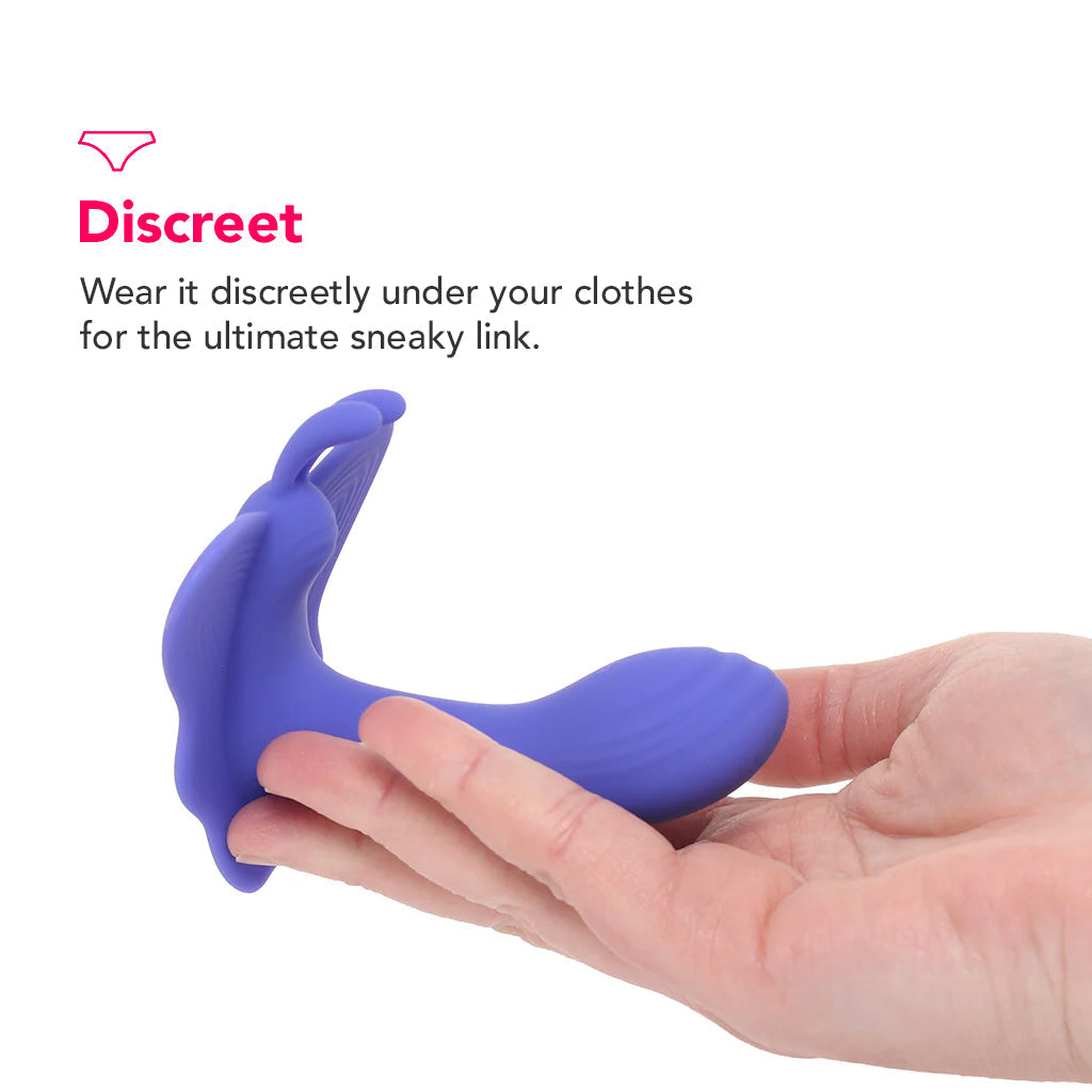 Connect App Controlled Venus Butterfly Wearable Vibe Vibrators > Wearable & Panty Vibrators - Tophatter Daily Deals