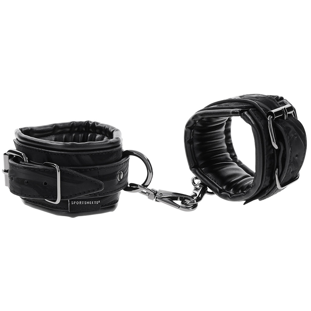 Velvet Noir Handcuffs - Tophatter's Adult Sex Toys Online Bondage and Fetish > Wrist and Ankle Cuffs - Tophatter Daily Deals
