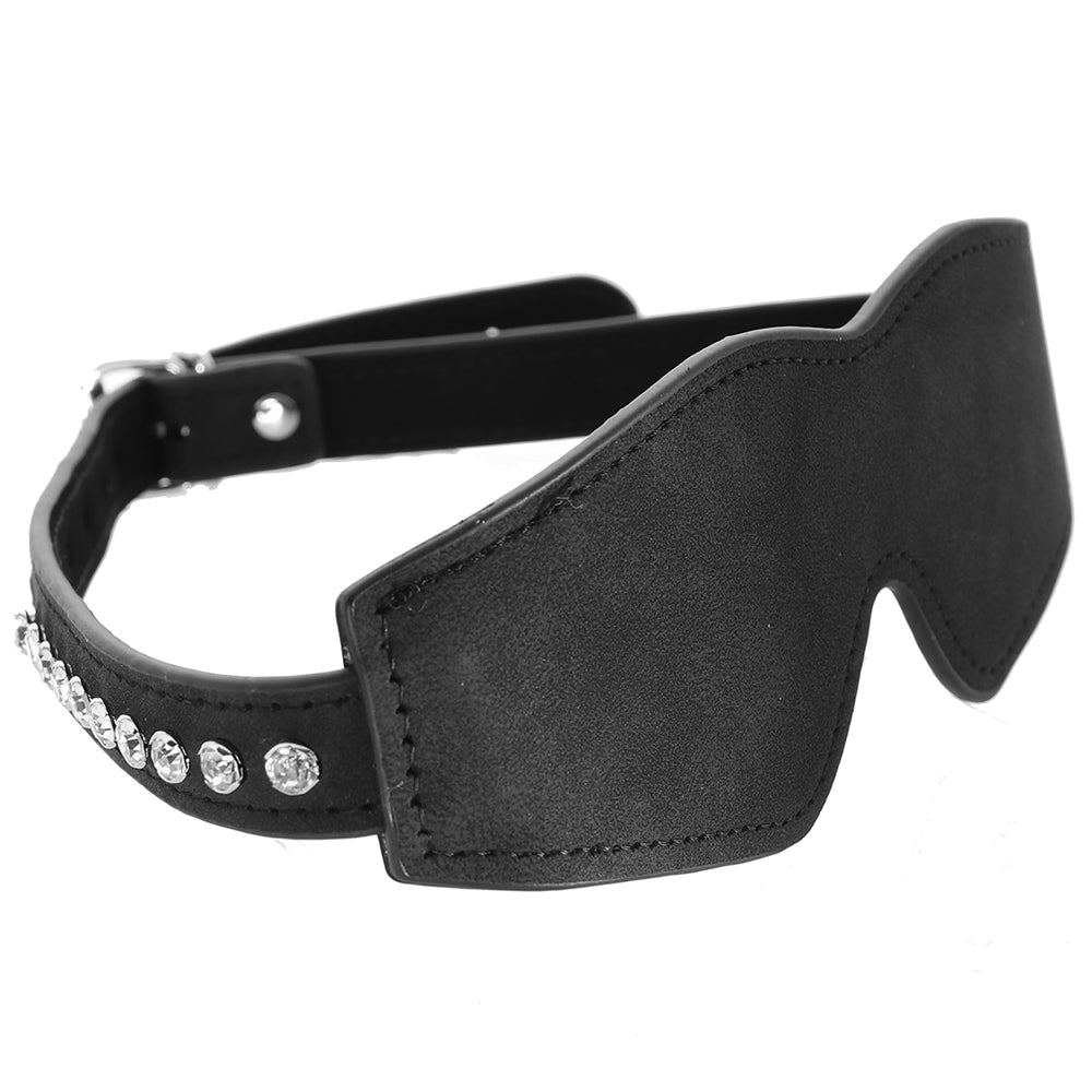Ouch! Diamond Studded Eye Mask Bondage and Fetish > Pleasure Masks and Dress Up Play - Tophatter Daily Deals