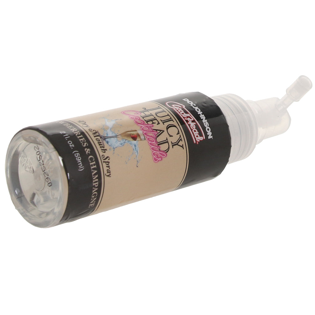 GoodHead Juicy Mouth Spray 2oz/59ml in Strawberries & Champ Lubes and Lotions > Flavored Sex Lubes - Tophatter Daily Deals