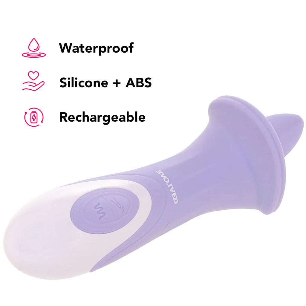 Lix & Kisses Tongue Twirling Vibe Vibrators > Clitoral Stimulators - Tophatter Daily Deals