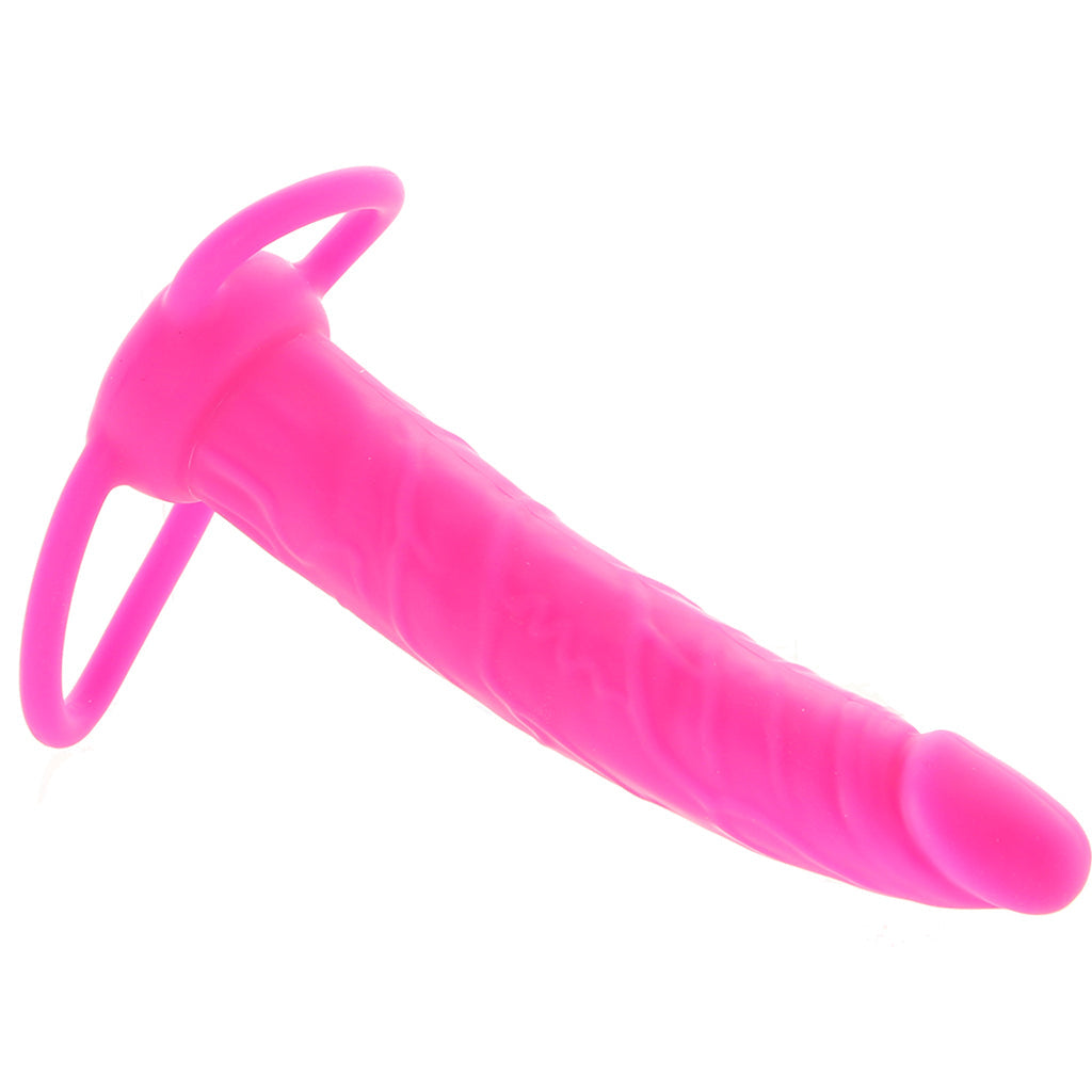 Silicone Love Rider Dual Penetrator in Pink Dildo Sex Toys > Anal Dildos - Tophatter Daily Deals