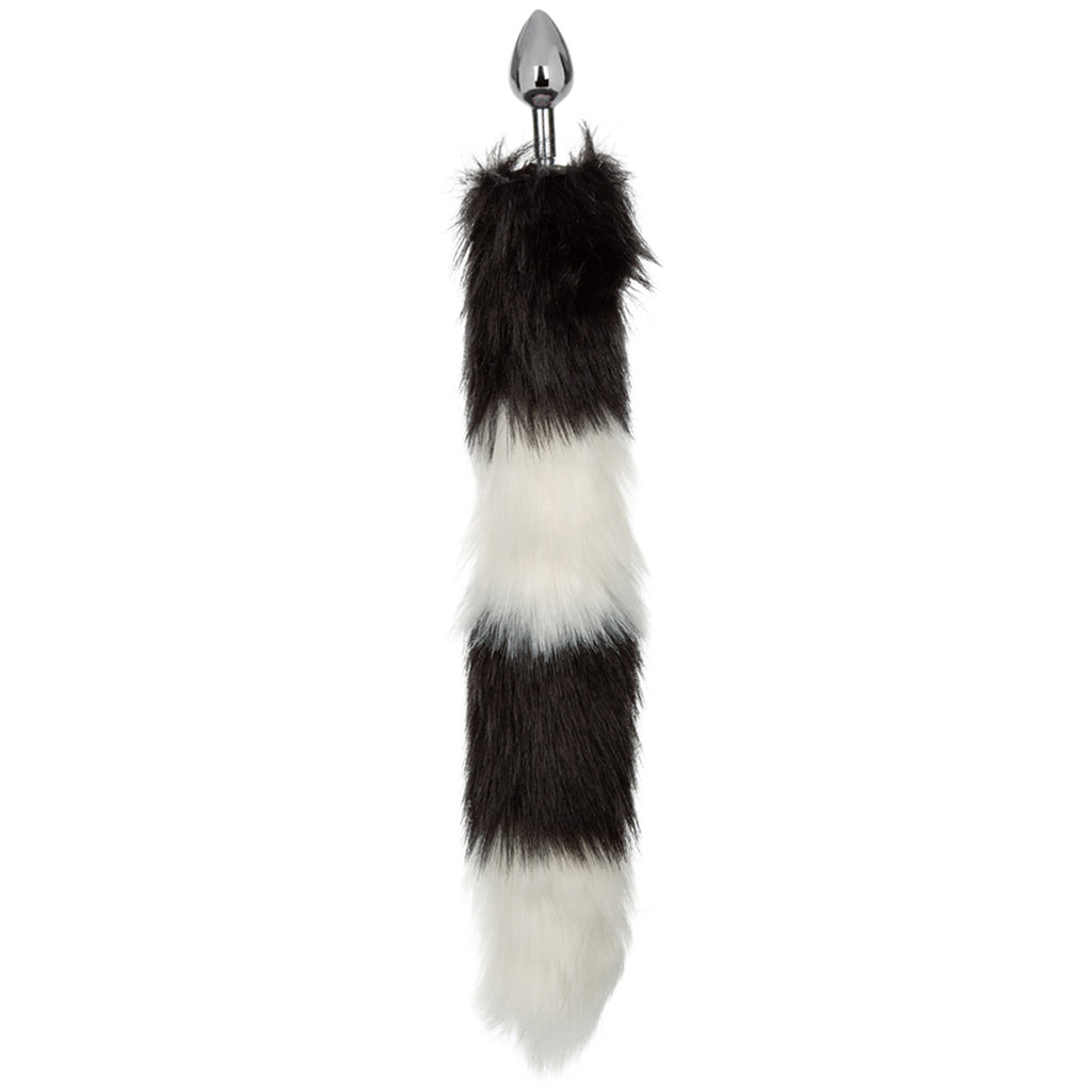 Running Wild Black & White Tail Plug Anal Sex Toys > Butt Plugs - Tophatter Daily Deals