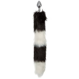 Running Wild Black & White Tail Plug Anal Sex Toys > Butt Plugs - Tophatter Daily Deals