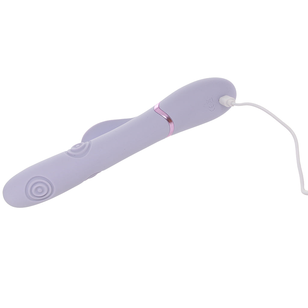 Dolce Vive Fronda Tapping Leaf Rabbit Vibe - Tophatter's Adult Sex Toys Online Vibrators > Rabbit Vibrators - Tophatter Daily Deals