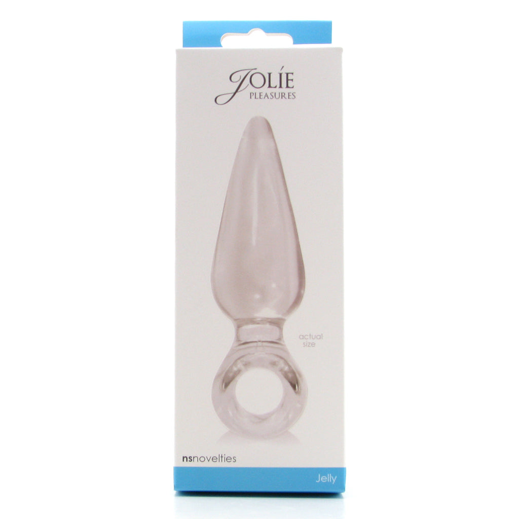 Jolie Pleasures Mini Butt Plug in Clear - Tophatter's Adult Sex Toys Online Anal Sex Toys > Butt Plugs - Tophatter Daily Deals