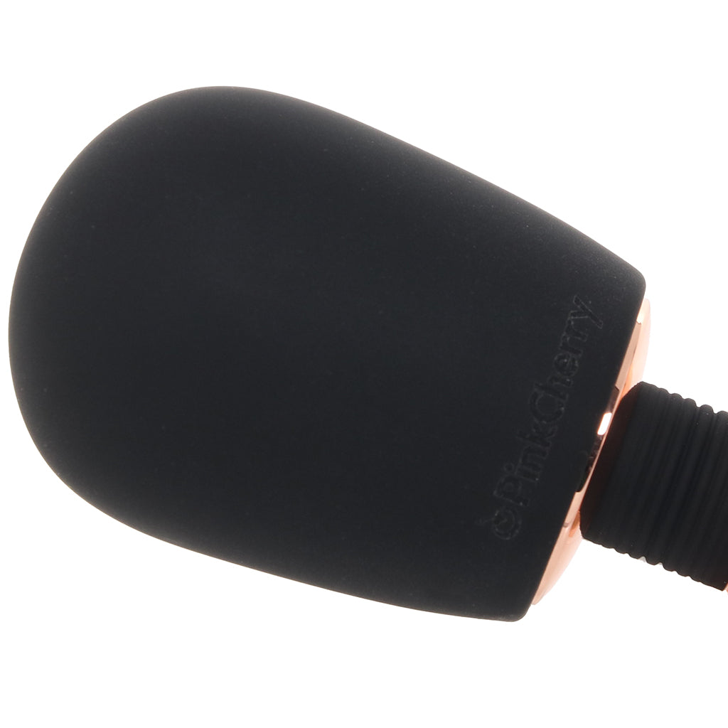 PinkCherry Luxury Slim Rechargeable Wand in Black - Tophatter's Adult Sex Toys Online Vibrators > Wands - Tophatter Daily Deals