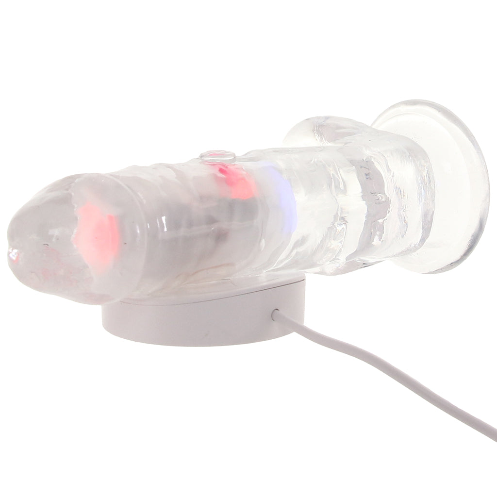 RealRock 6 Inch Light Up Vibrating Ballsy Dildo - Tophatter's Adult Sex Toys Online Vibrators > Realistic Vibrator Dildos - Tophatter Daily Deals