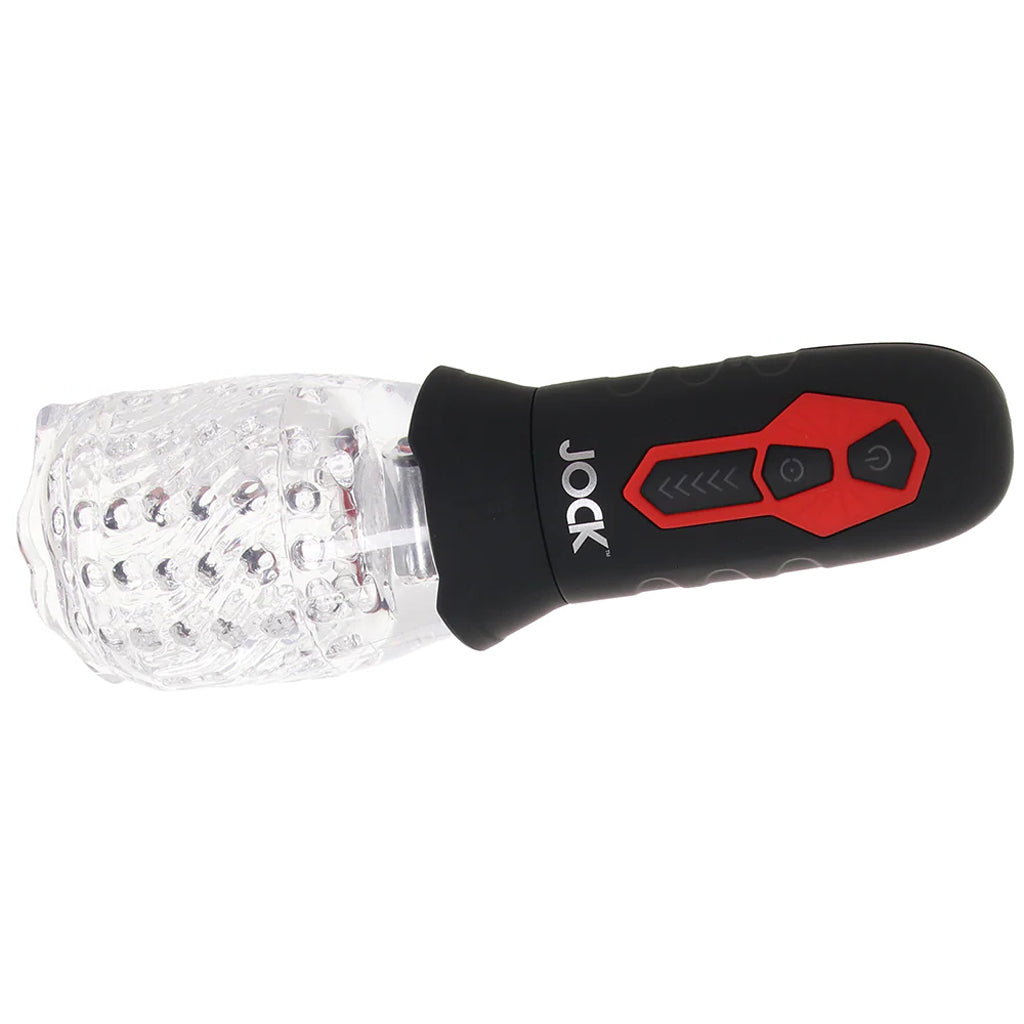Jock Spinning & Vibrating Masturbator - Tophatter's Adult Sex Toys Online Male Masturbators > Auto Strokers - Tophatter Daily Deals