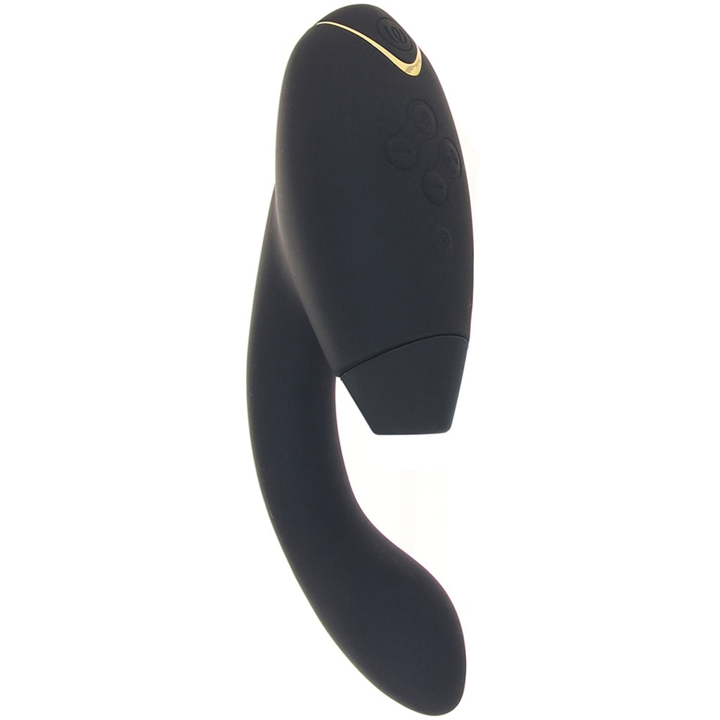 Womanizer Duo 2 Clitoral & G-Spot Stimulator in Black Vibrators > Clitoral Suction & Stimulation - Tophatter Daily Deals