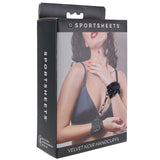 Velvet Noir Handcuffs Bondage and Fetish > Wrist and Ankle Cuffs - Tophatter Daily Deals