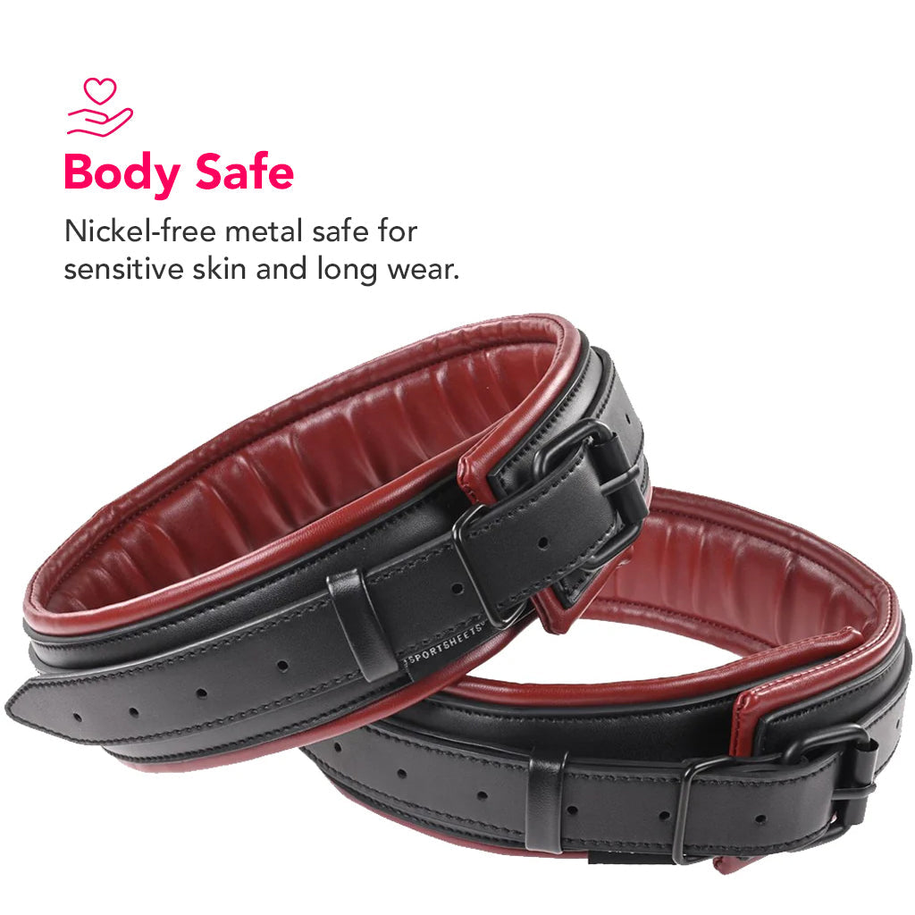 Saffron Thigh & Wrist Cuff Set Bondage and Fetish > Wrist and Ankle Cuffs - Tophatter Daily Deals