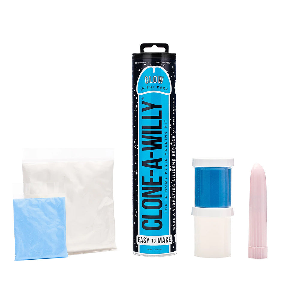 Clone-A-Willy Glow in the Dark in Blue Dildo Sex Toys > Realistic Dildos - Tophatter Daily Deals