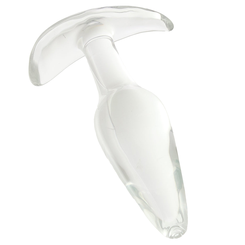 Clarity Utopian Floret Glass Butt Plug Anal Sex Toys > Butt Plugs - Tophatter Daily Deals