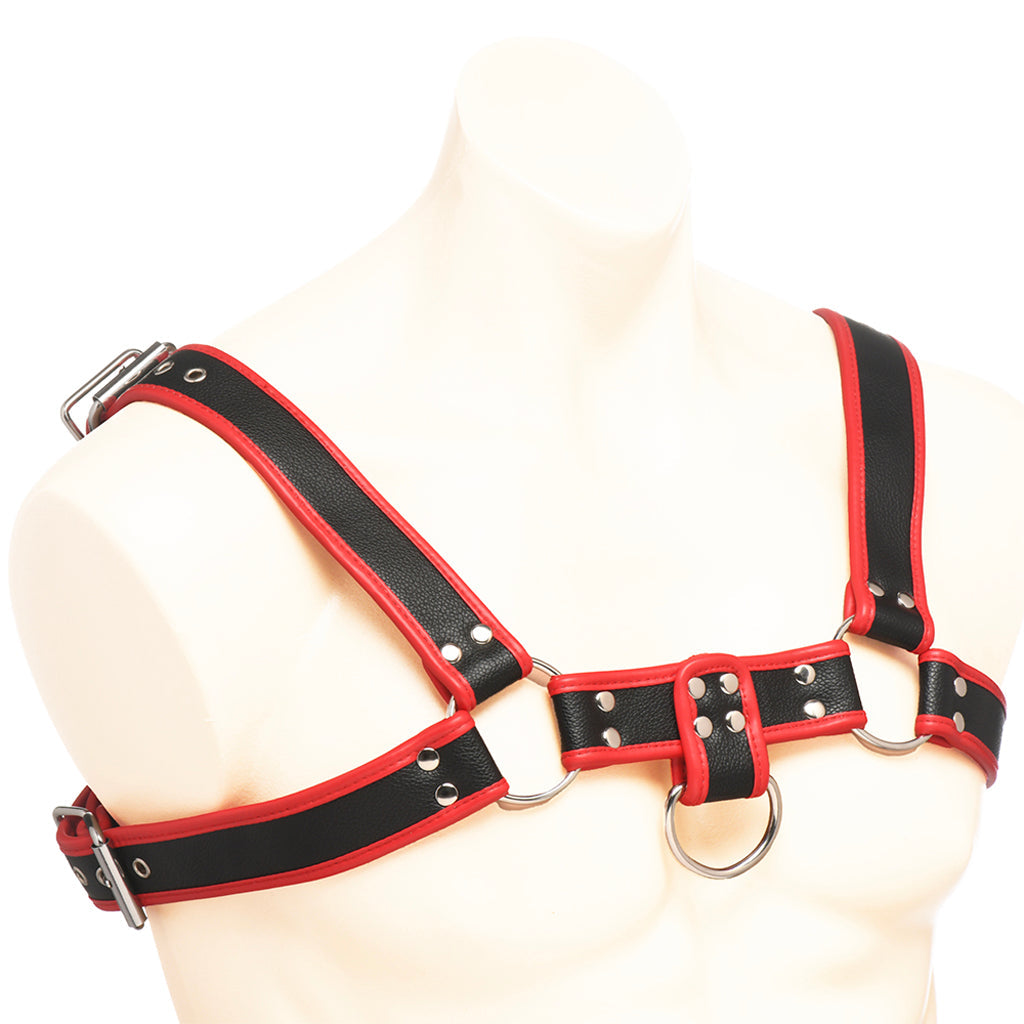 Master Series Bulldog Harness in Red - Tophatter's Adult Sex Toys Online Bondage and Fetish > Restraints - Tophatter Daily Deals