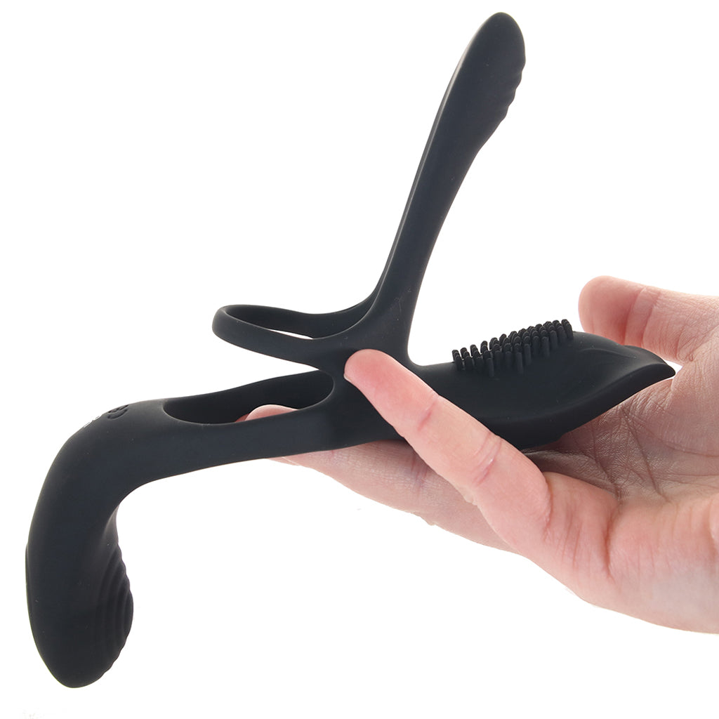 Playboy The 3 Way Vibrating Cock Ring - Tophatter's Adult Products Cock Rings - Tophatter Daily Deals